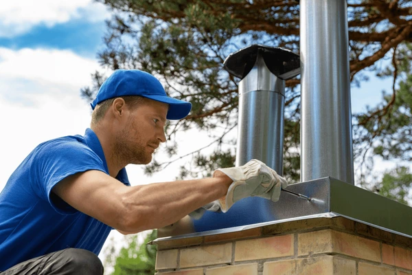 Repairing chimney crown
